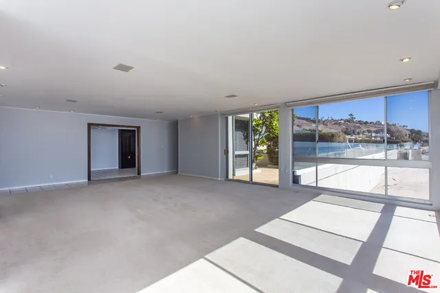 a view of empty room