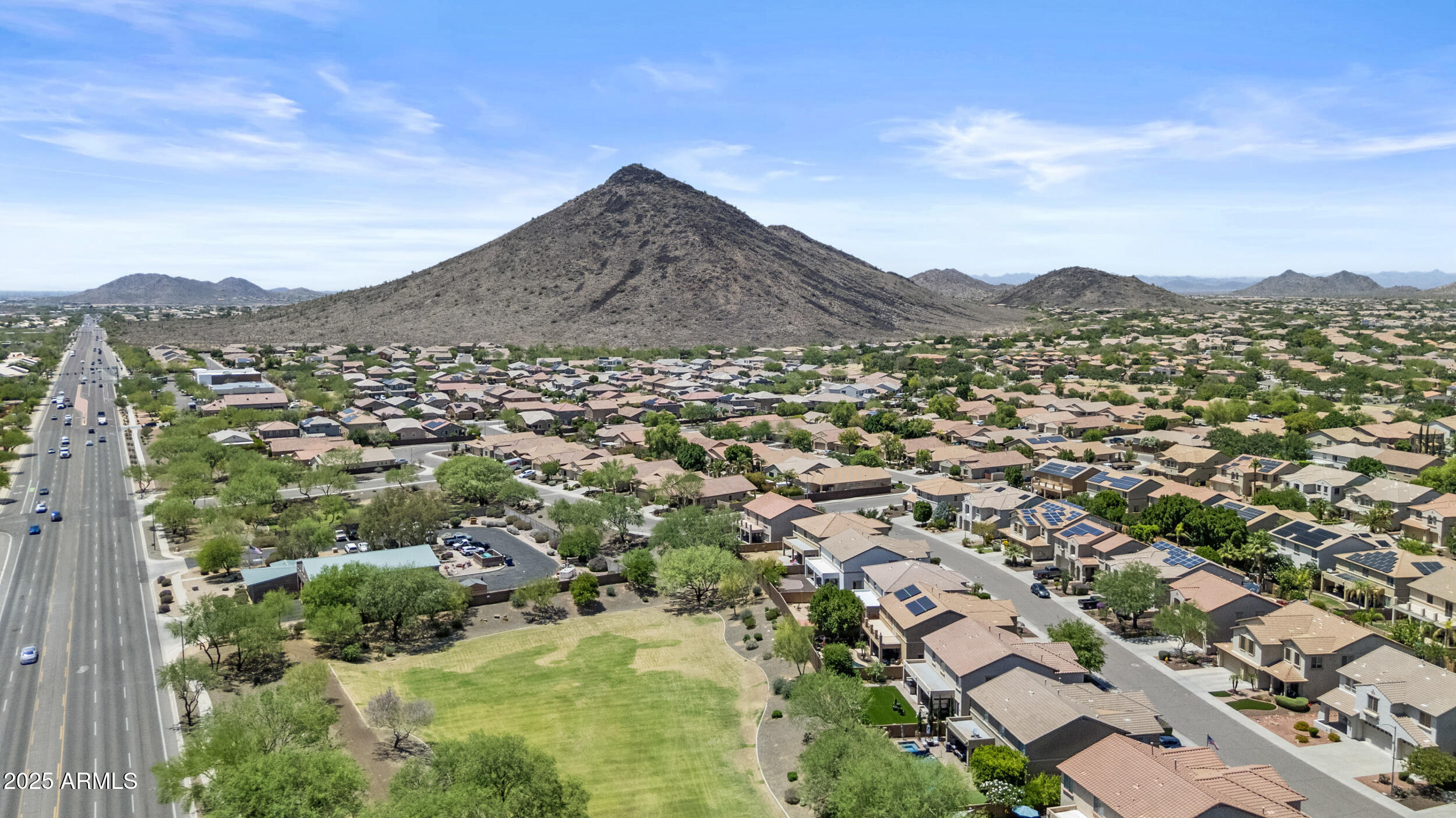 5303 West Hackamore Drive Phoenix, AZ 85083 - Photo 33 of 33 an aerial view of residential house and car parked