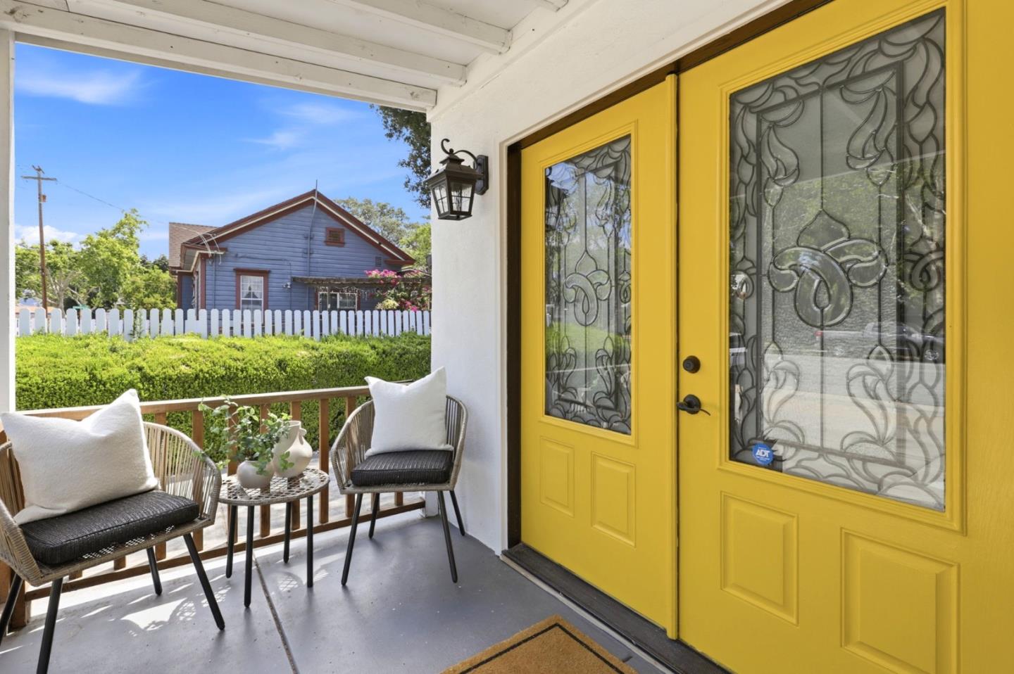 140 Second Street Gilroy, CA 95020 - Photo 6 of 33 a view of a chair and table in the patio with a glass door