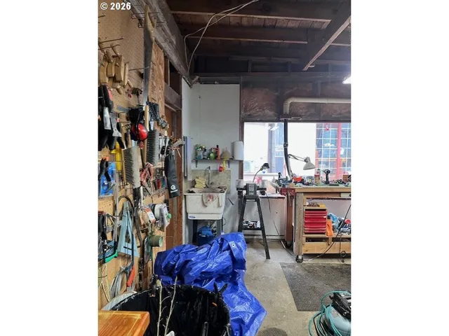 a view of storage and utility room