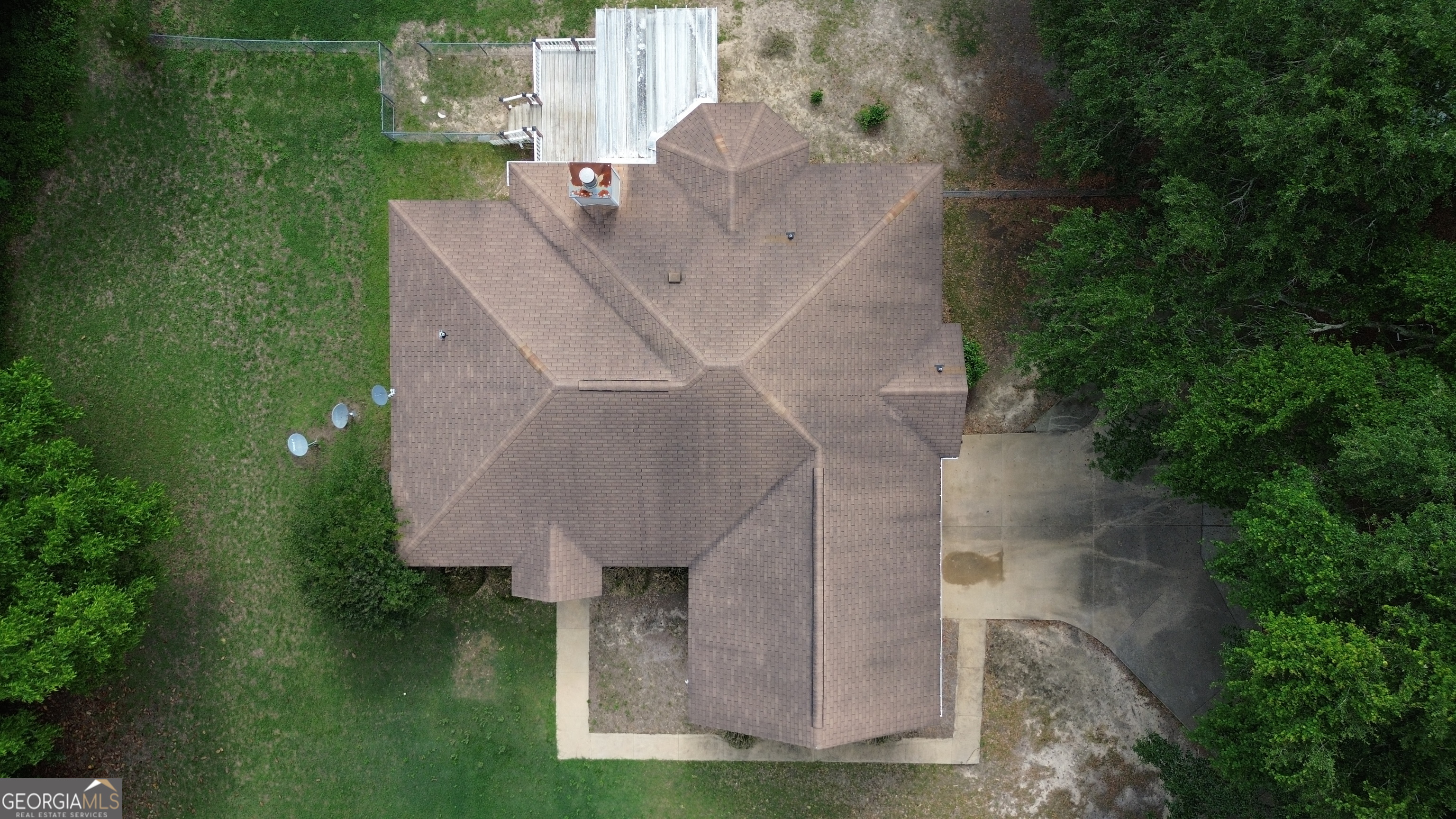 959 Lovers Lane Road Leesburg, GA 31763 - Photo 14 of 19 an aerial view of a house with pool garden and furniture