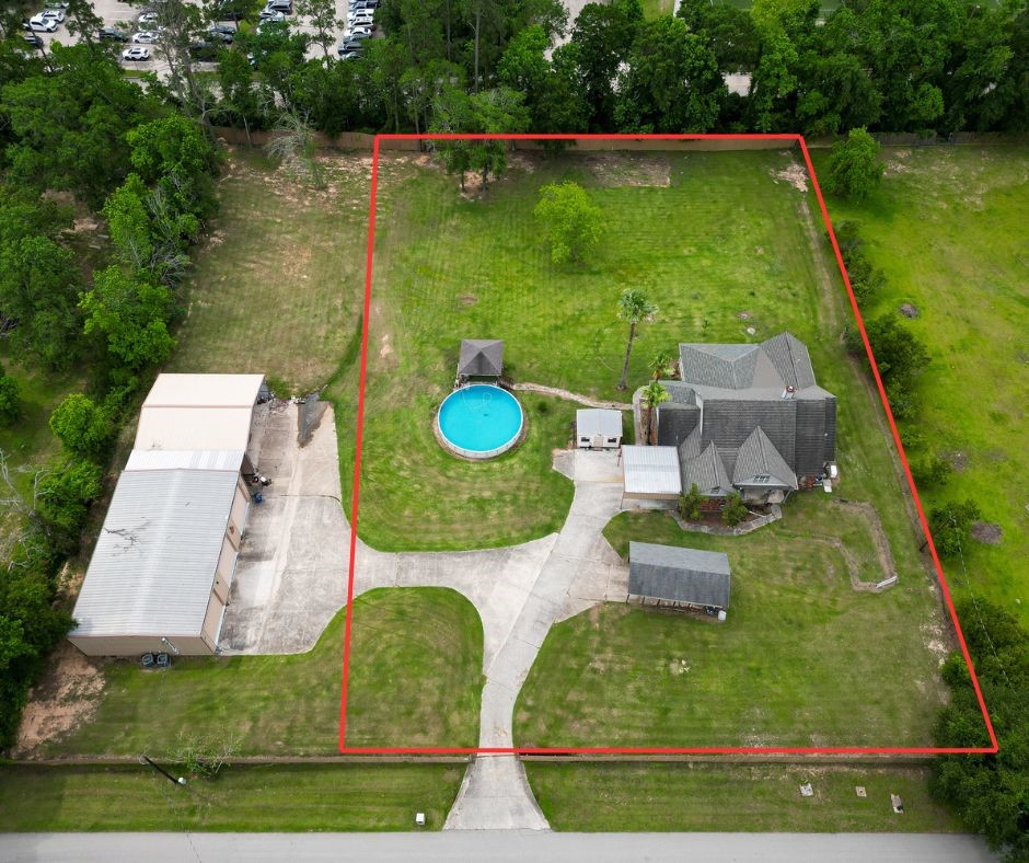 2499 Southline Road Conroe, TX 77384 - Photo 4 of 48 swimming pool view with a outdoor seating