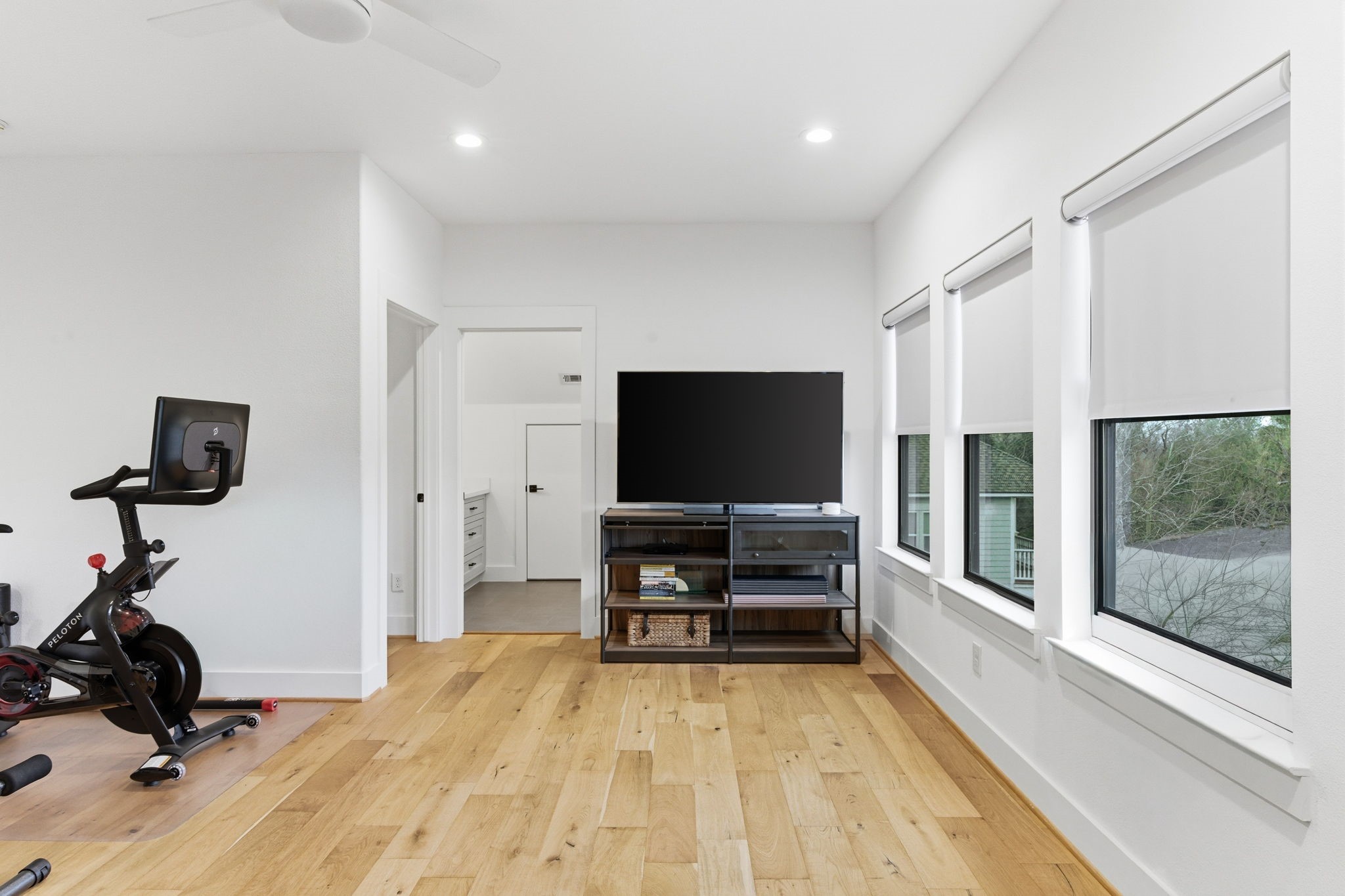 504 Oxford Street Houston, TX 77007 - Photo 40 of 47 Large windows bring in natural light and frame neighborhood views. The open layout provides room to spread out without feeling confined. This 3rd secondary bedroom adds valuable square footage and everyday functionality.