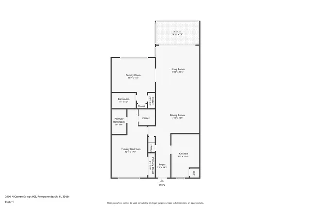 $255,000 | 2900 North Course Drive, Unit 905, Pompano Beach, FL 33069