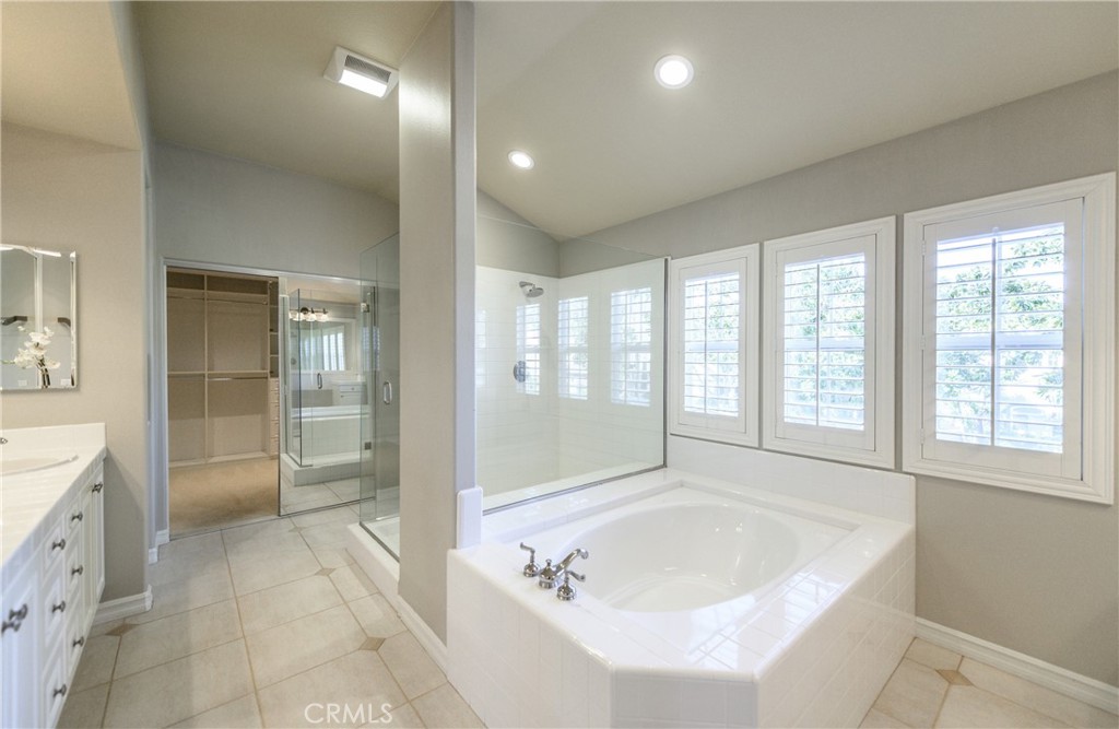 2 Bayleaf Lane Irvine, CA 92620 - Photo 31 of 40 a large spacious bathroom with a tub and shower