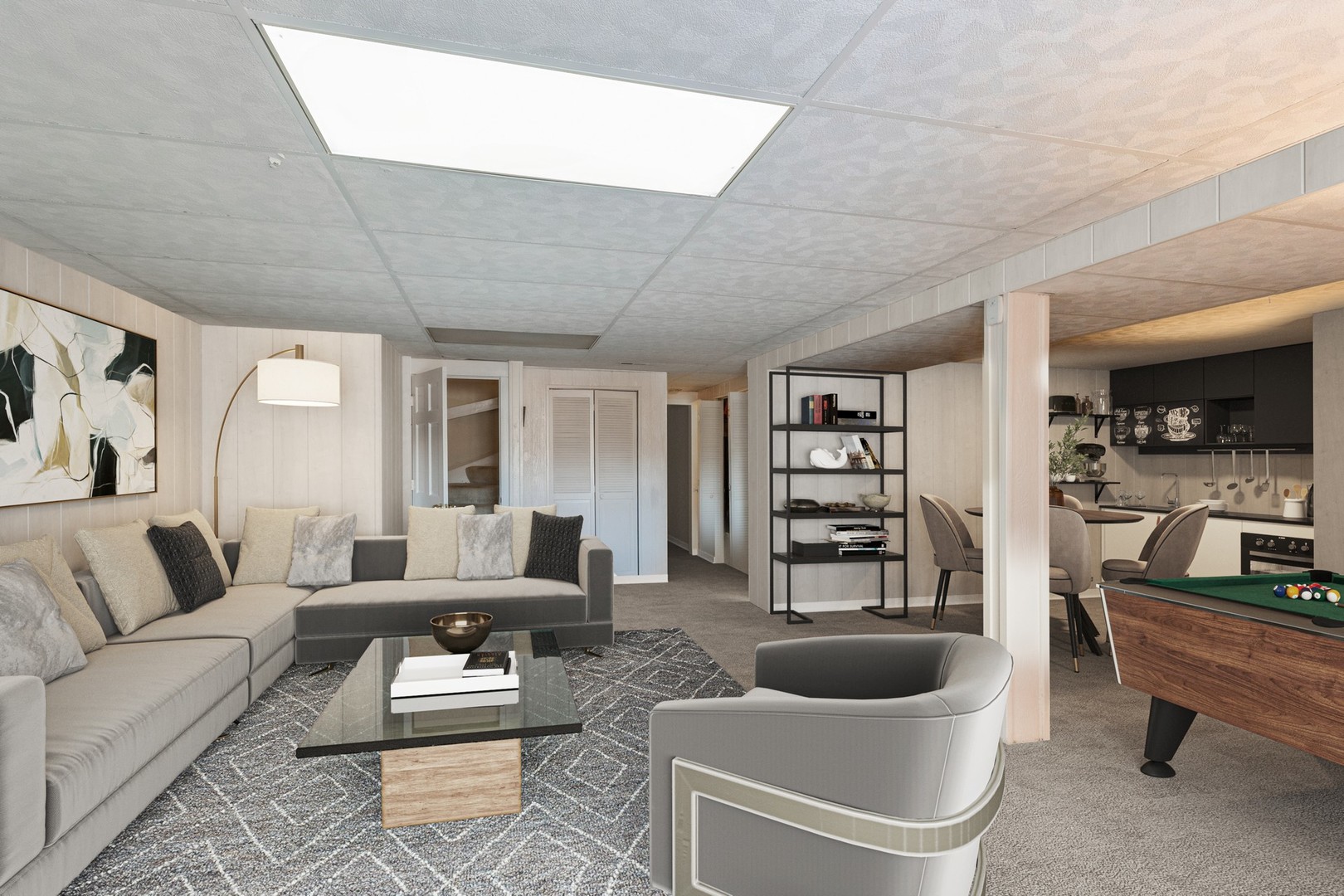 70 Cedar Ridge, Unit C Lake Barrington, IL 60010 - Photo 10 of 18 a living room with furniture and a couch