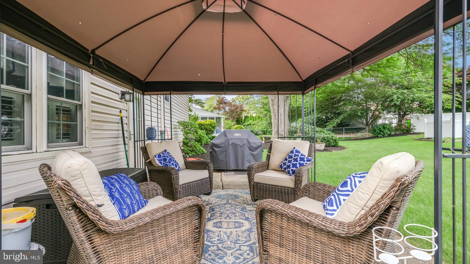 13045 Sewell Road Philadelphia, PA 19116 - Photo 23 of 40 Canvass covered patio