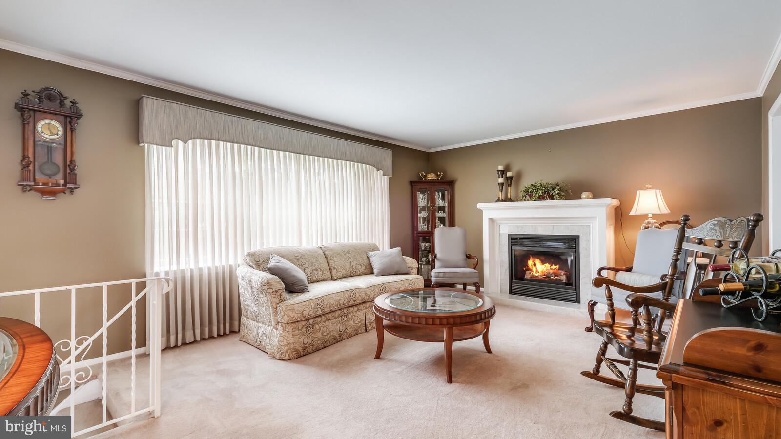 fireplace in LR