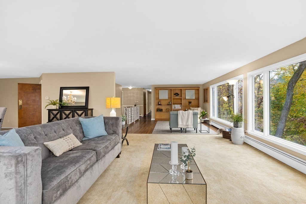 1 Maynard Street Northborough, MA 01532 - Photo 4 of 41 a living room with furniture and large windows