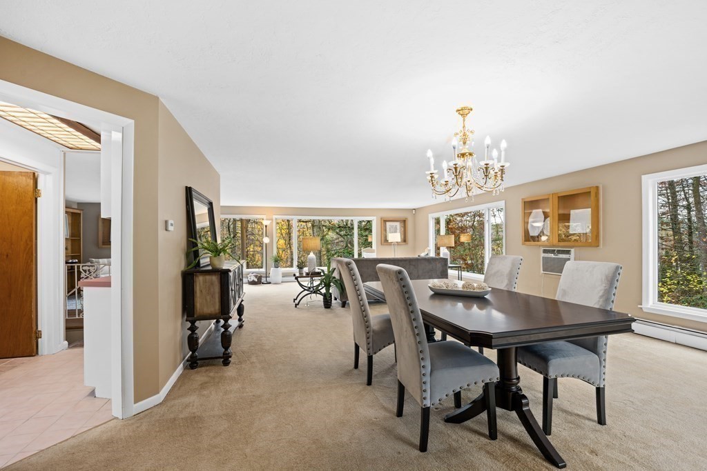 1 Maynard Street Northborough, MA 01532 - Photo 8 of 41 a view of a dining room with furniture window and outside view