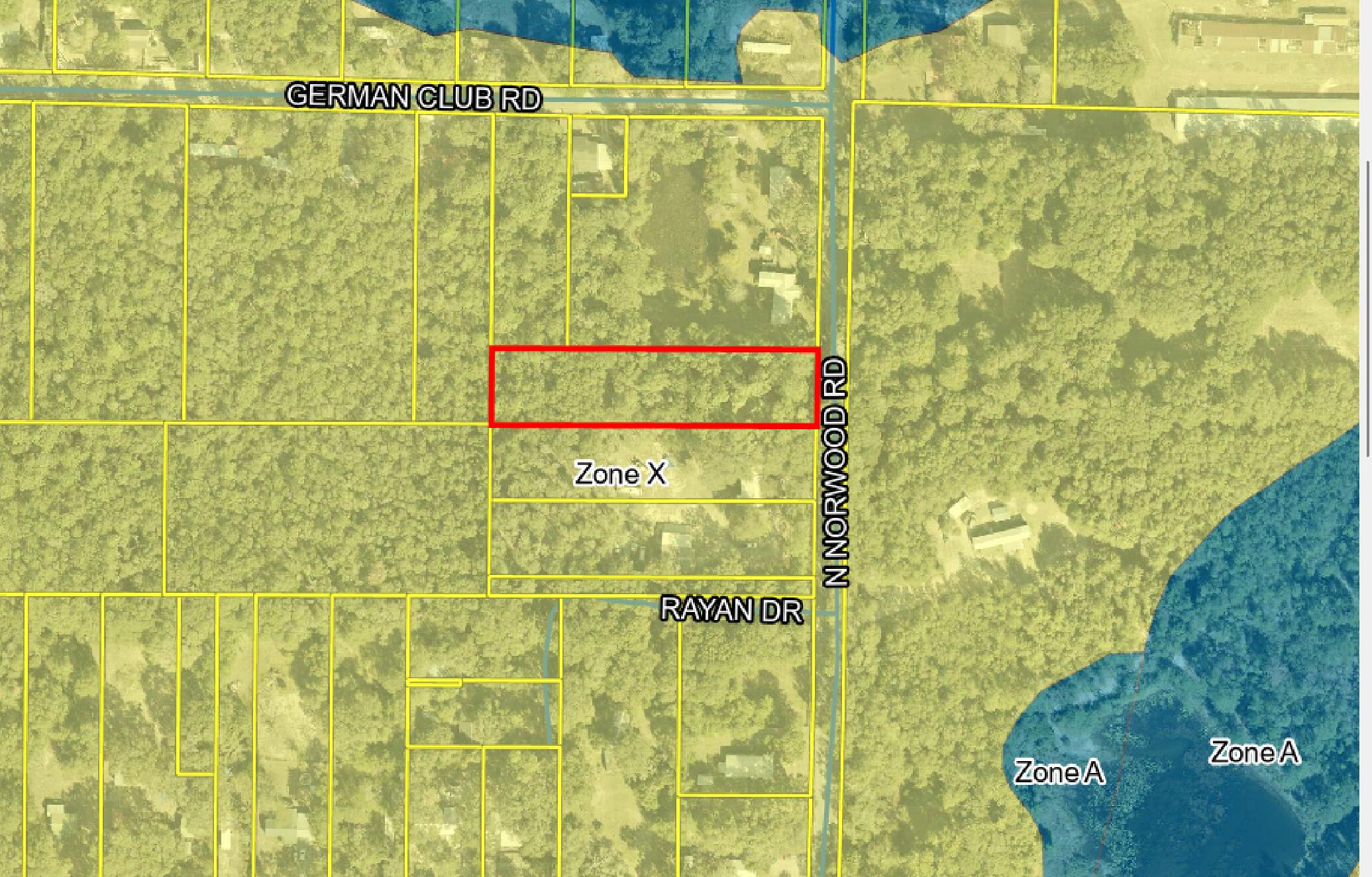 Lot 3 North Norwood Road DeFuniak Springs, FL 32433 - Photo 11 of 12 Flood Zone X