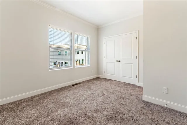 a view of an empty room