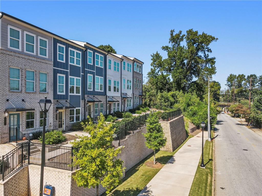 1201 Skylar Lane Southeast Atlanta, GA 30315 - Photo 30 of 37 a front view of a house with a garden