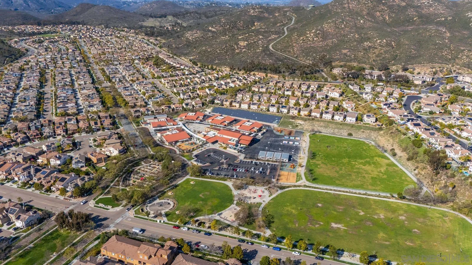 17083 Ralphs Ranch Road San Diego, CA 92127 - Photo 4 of 61 an aerial view of residential houses with outdoor space