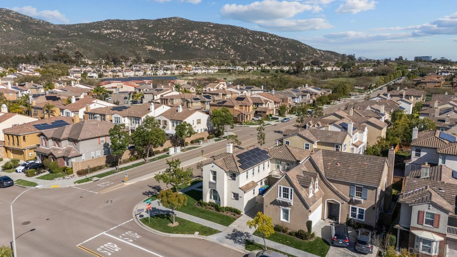 17083 Ralphs Ranch Road San Diego, CA 92127 - Photo 5 of 61 an aerial view of residential houses with city view
