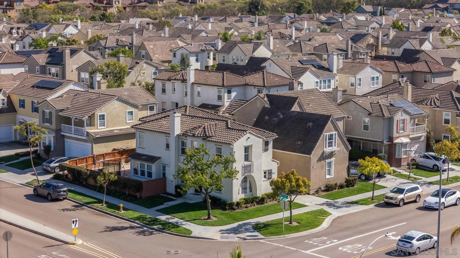 17083 Ralphs Ranch Road San Diego, CA 92127 - Photo 59 of 61 an aerial view of multiple houses with a street