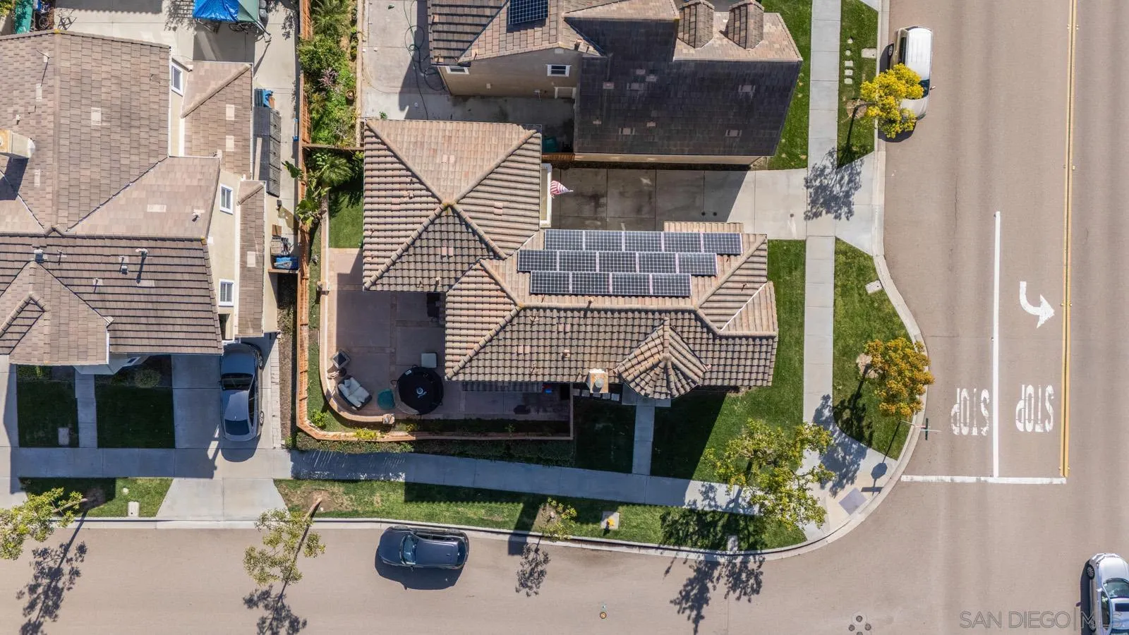 17083 Ralphs Ranch Road San Diego, CA 92127 - Photo 60 of 61 an aerial view of a house with sitting area