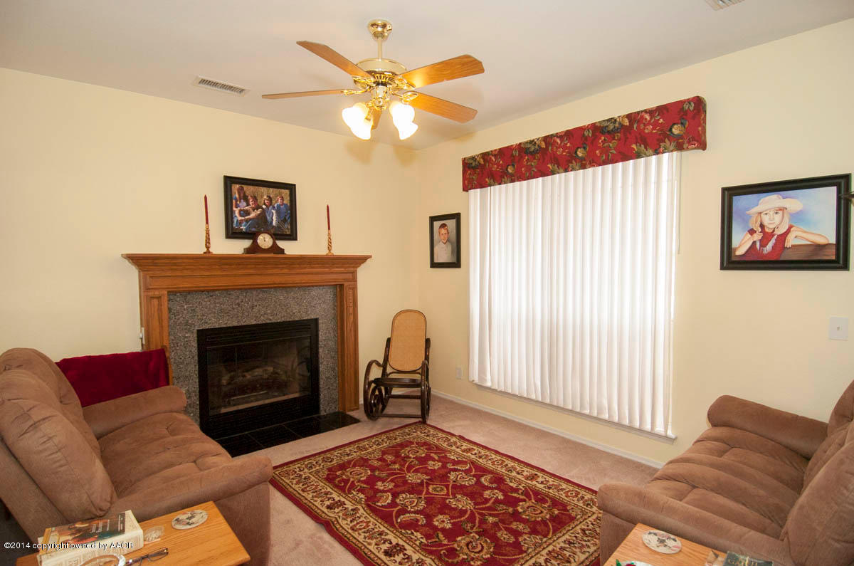 Living Room with Fireplace