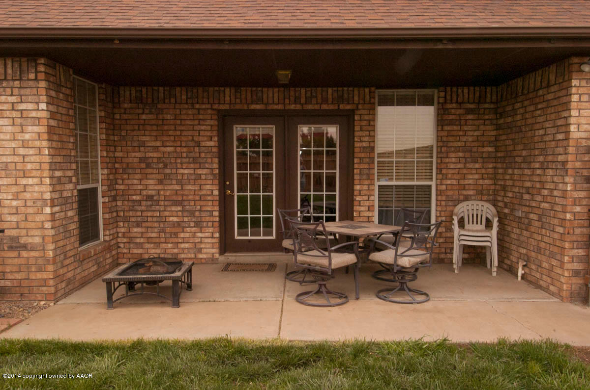 8104 Sheldon Road Amarillo, TX 79119 - Photo 21 of 22 Covered Rear Patio