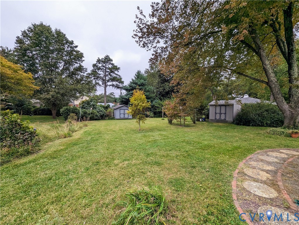 8401 Bronwood Road Henrico, VA 23229 - Photo 10 of 11 a view of a garden with trees