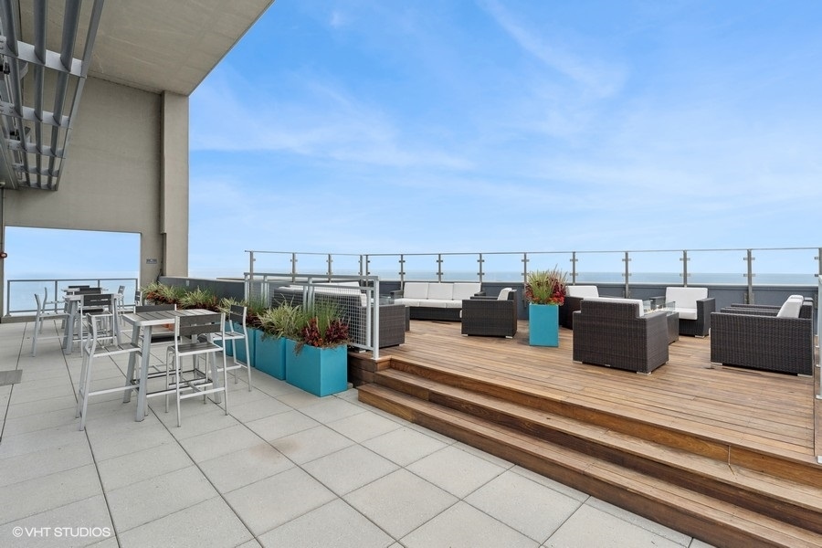600 North Lake Shore Drive, Unit 1110 Chicago, IL 60611 - Photo 22 of 35 a view of a terrace with chairs