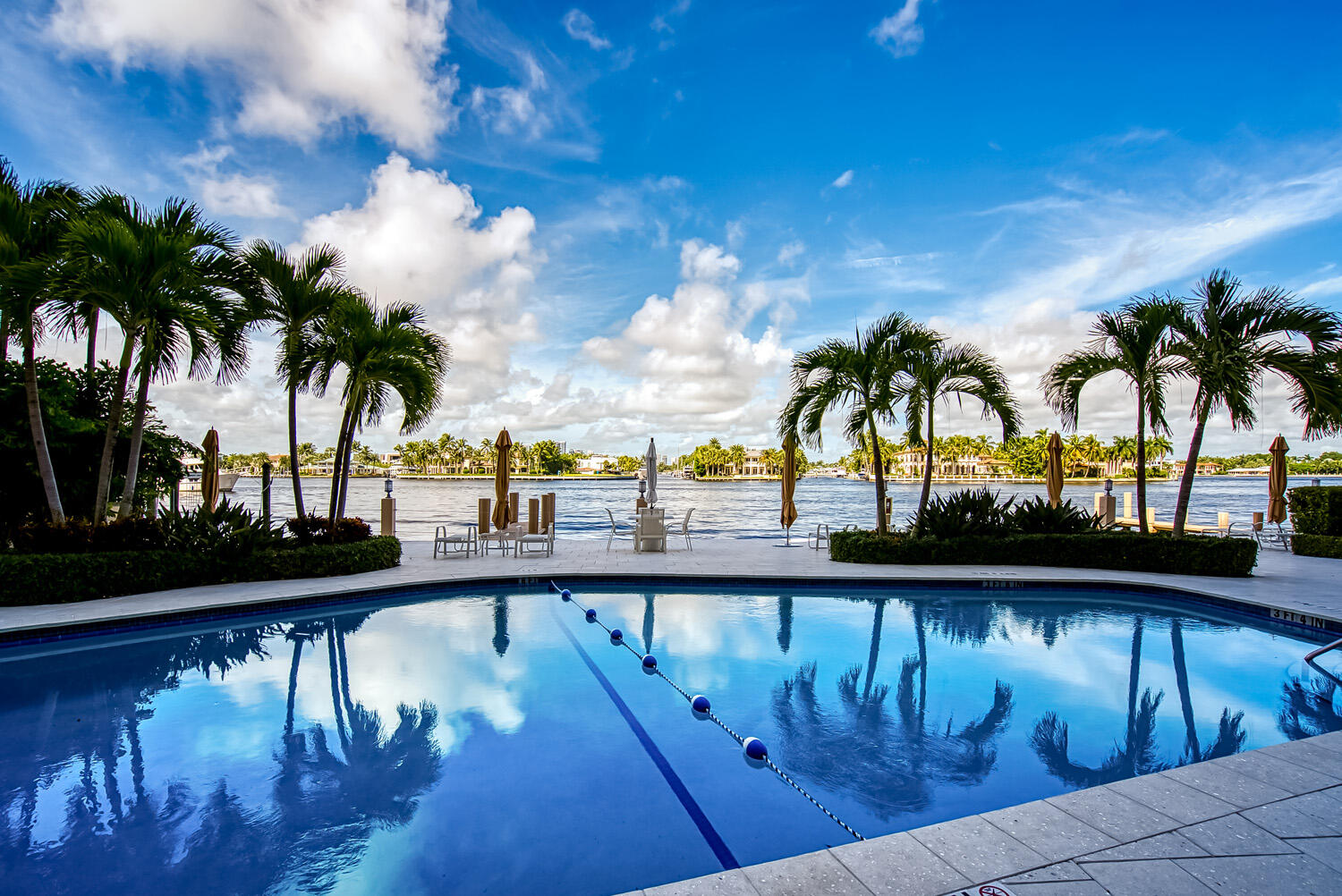 215 North Birch Road, Unit 5B Fort Lauderdale, FL 33304 - Photo 15 of 73 a view of swimming pool with outdoor seating