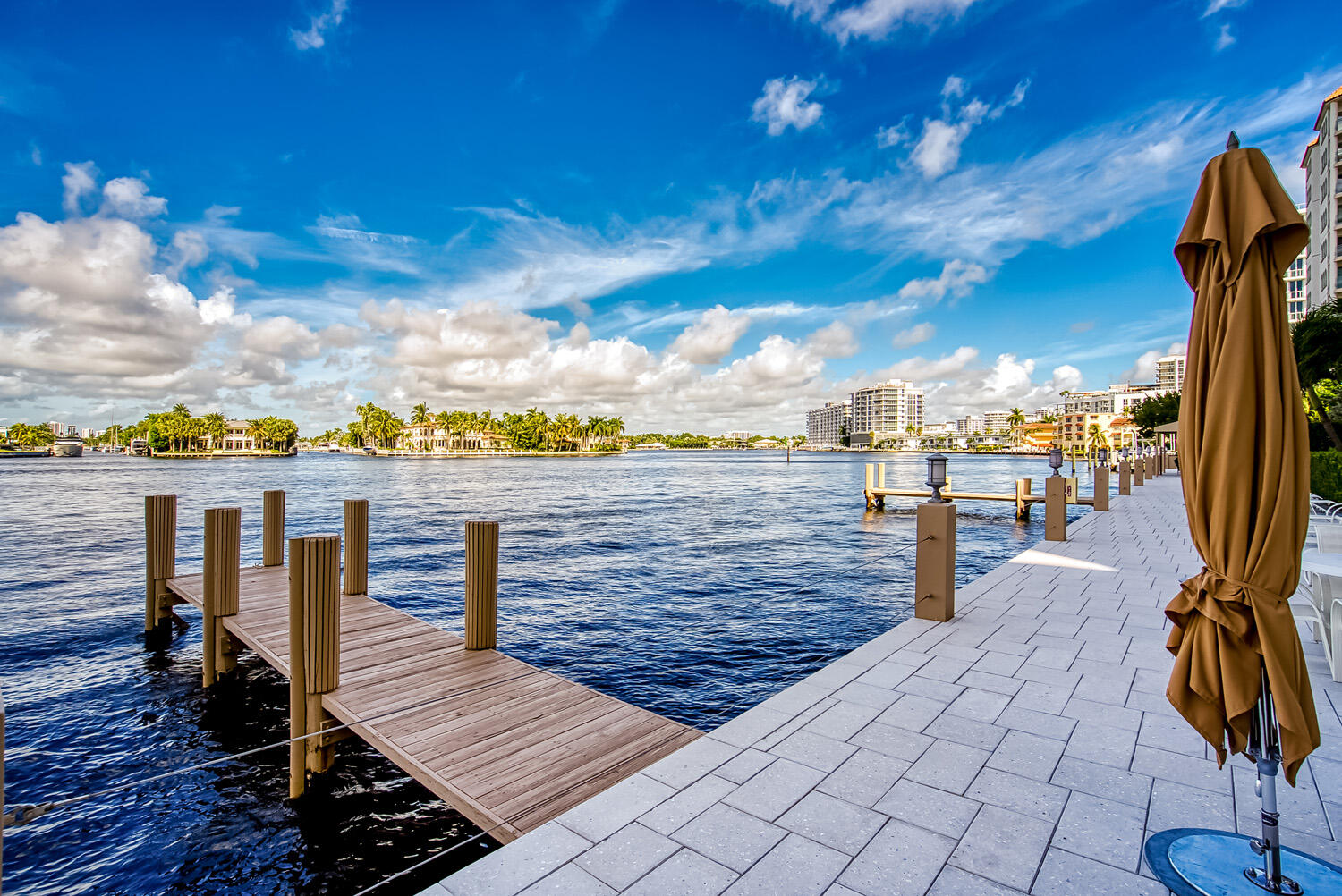 215 North Birch Road, Unit 5B Fort Lauderdale, FL 33304 - Photo 17 of 73 a view of a terrace with wooden floor