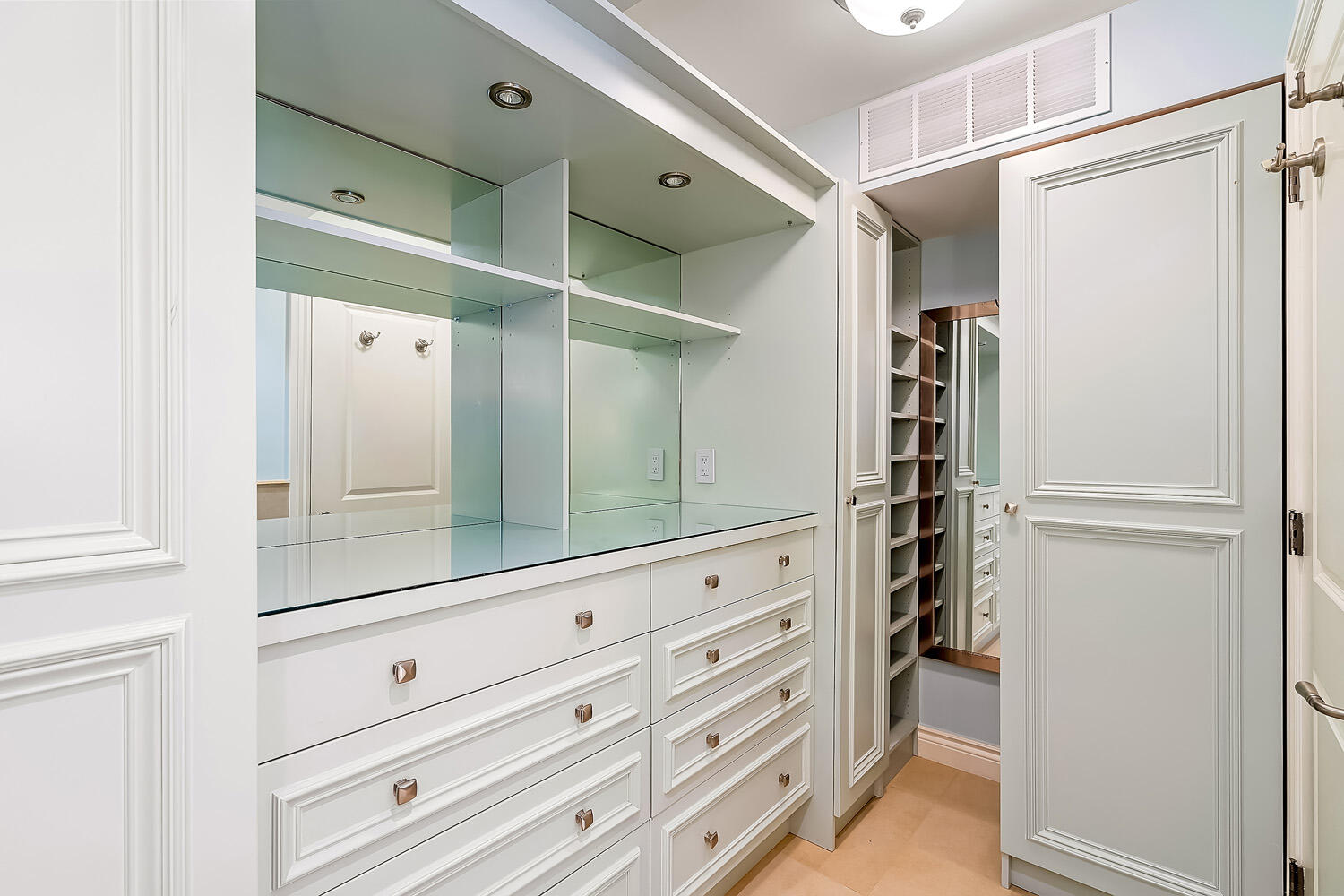 215 North Birch Road, Unit 5B Fort Lauderdale, FL 33304 - Photo 56 of 73 a bathroom with a shower and a mirror