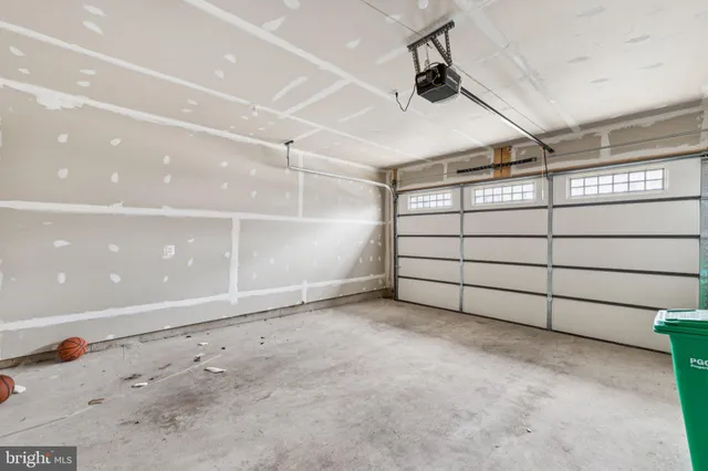 a front view of a brick building