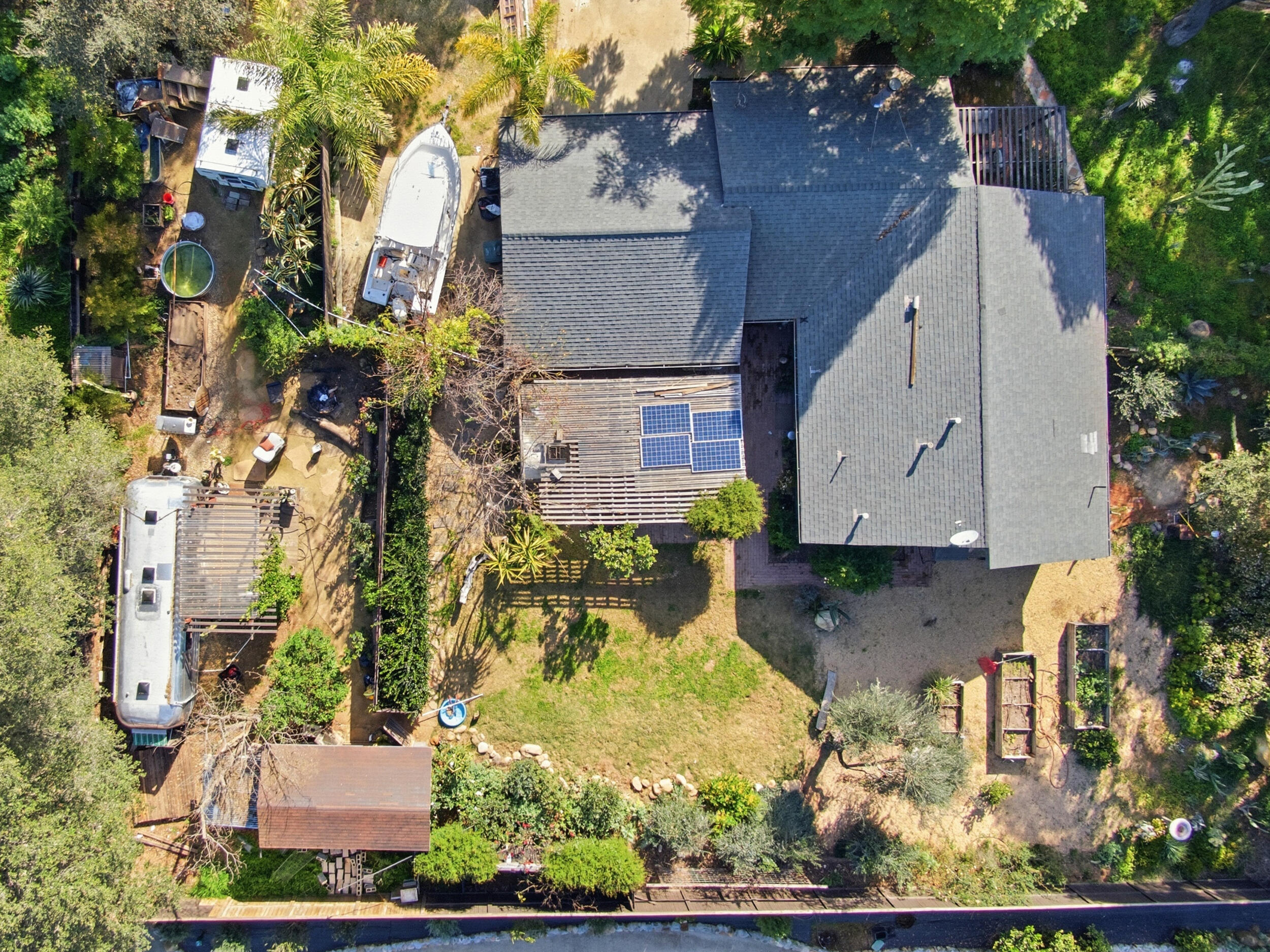 1794 South Rice Road Ojai, CA 93023 - Photo 26 of 33 an aerial view of residential houses with outdoor space