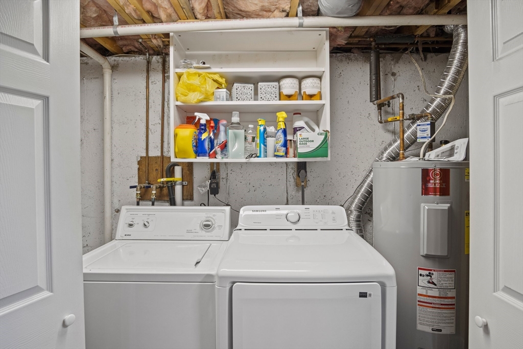 20 Casey Circle, Unit 20 Waltham, MA 02451 - Photo 26 of 38 a utility room with dryer and washer