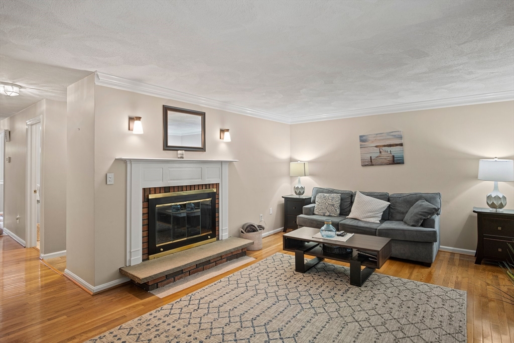 20 Casey Circle, Unit 20 Waltham, MA 02451 - Photo 10 of 38 a living room with furniture and a fireplace