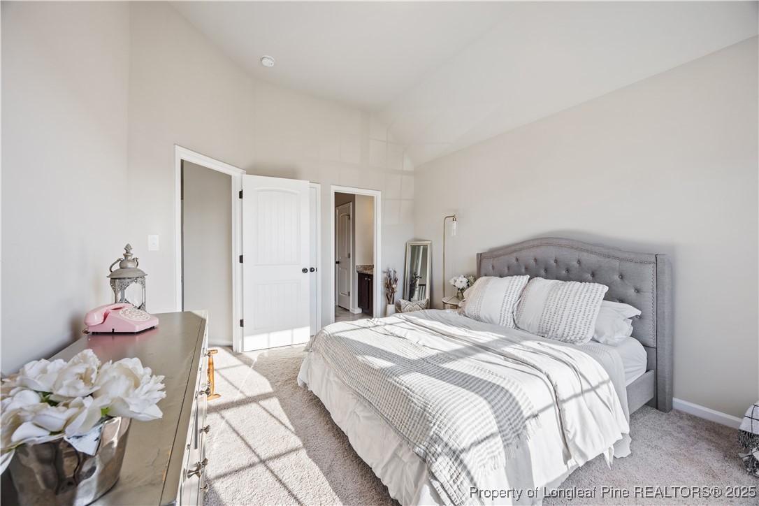1709 Eagle Hill Road Fayetteville, NC 28312 - Photo 38 of 46 a bedroom with a bed and a mirror
