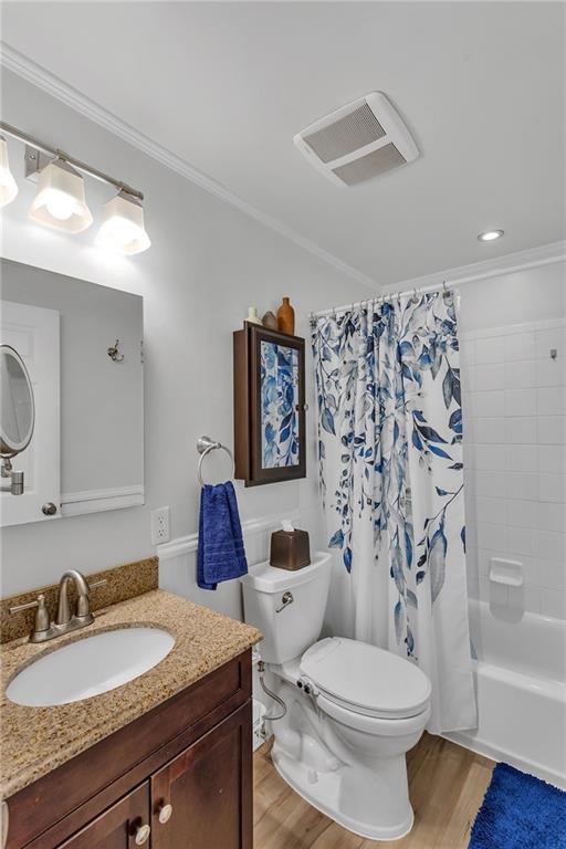 4 B Springwood Square Harwick, PA 15049 - Photo 24 of 32 a bathroom with a granite countertop toilet a sink and a mirror