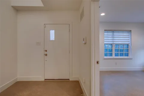 a view of an empty room