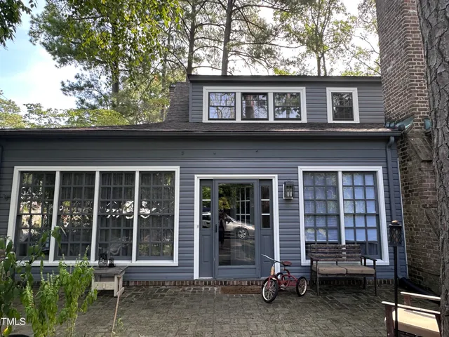 a view of a house with a outdoor space