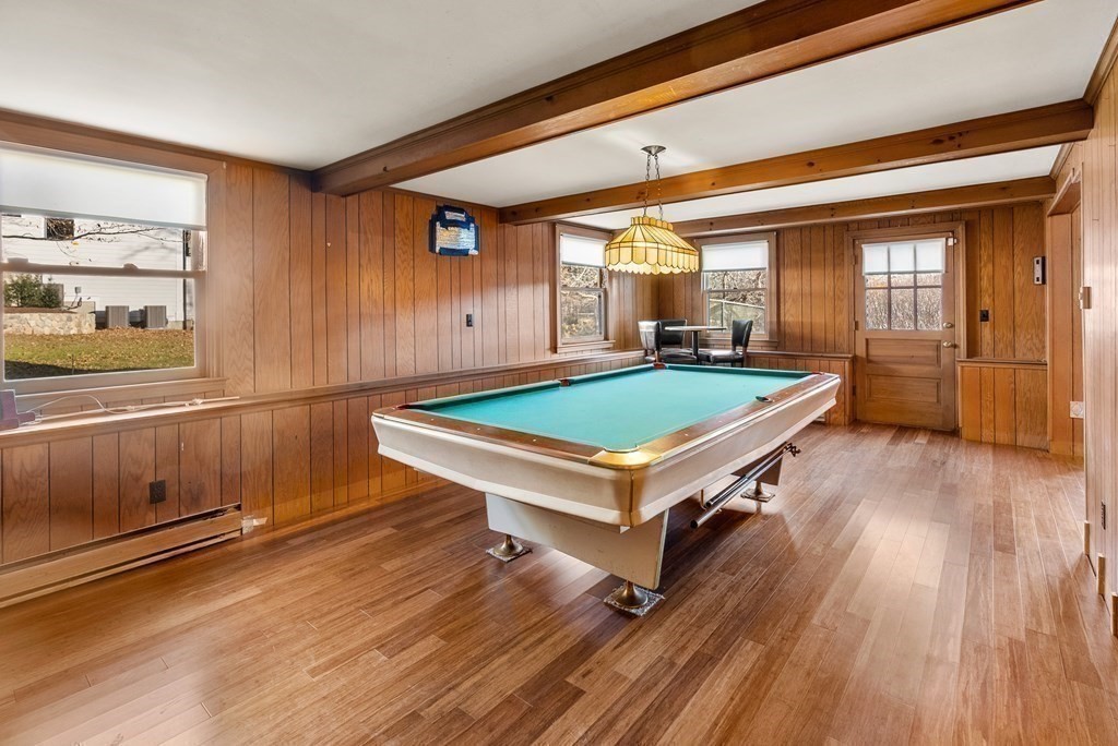 1140 Webster Street Needham, MA 02492 - Photo 23 of 27 a room with pool table and wooden floor