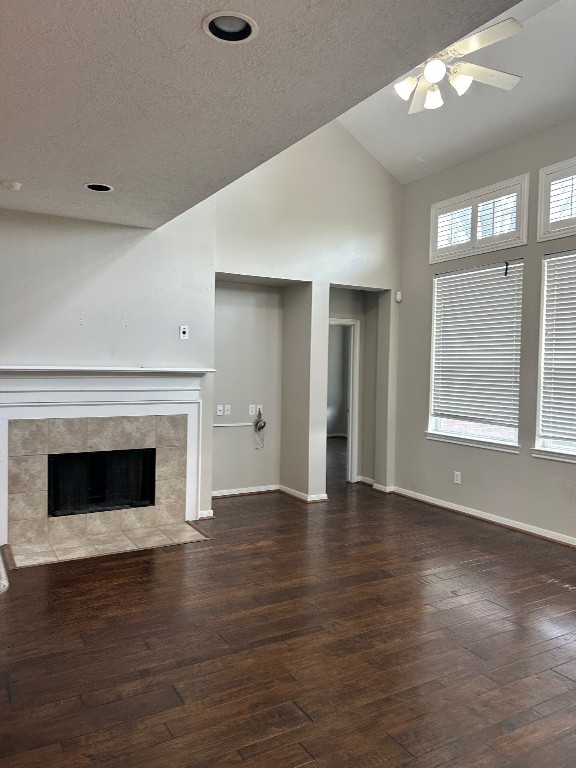 25402 China Springs Spring, TX 77373 - Photo 4 of 11 a view of an empty room with wooden floor fireplace and a window