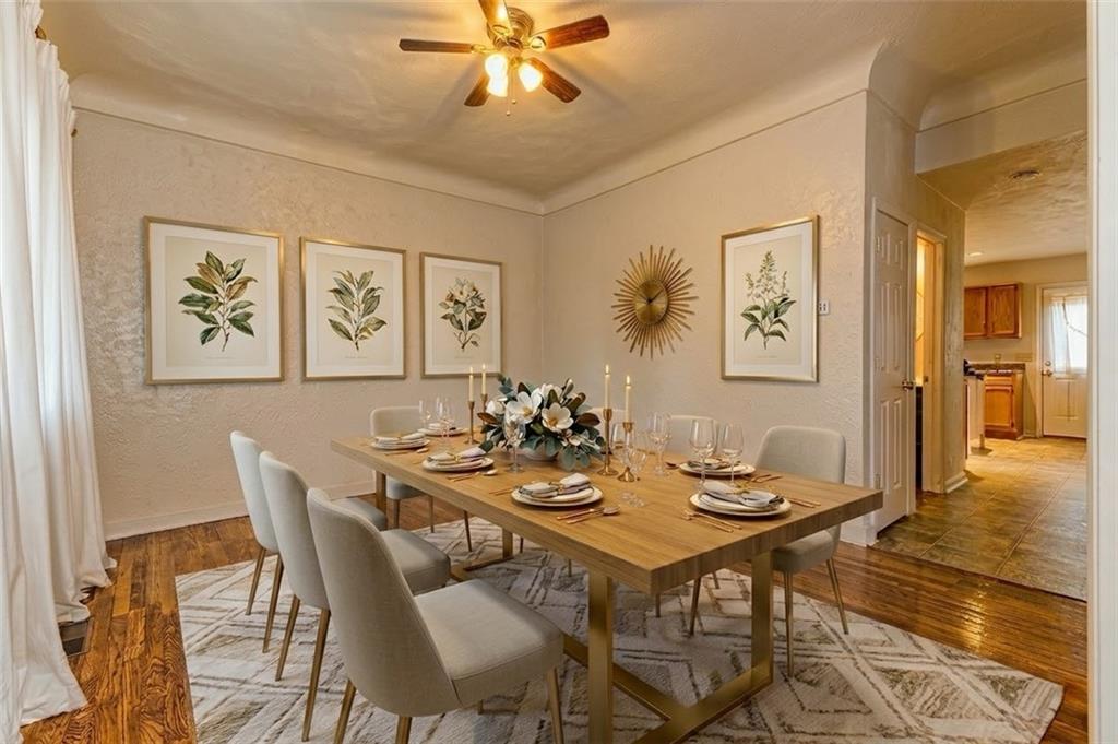 147 South Quarry Street Mount Pleasant, PA 15666 - Photo 5 of 30 a view of a dining room with furniture and wooden floor