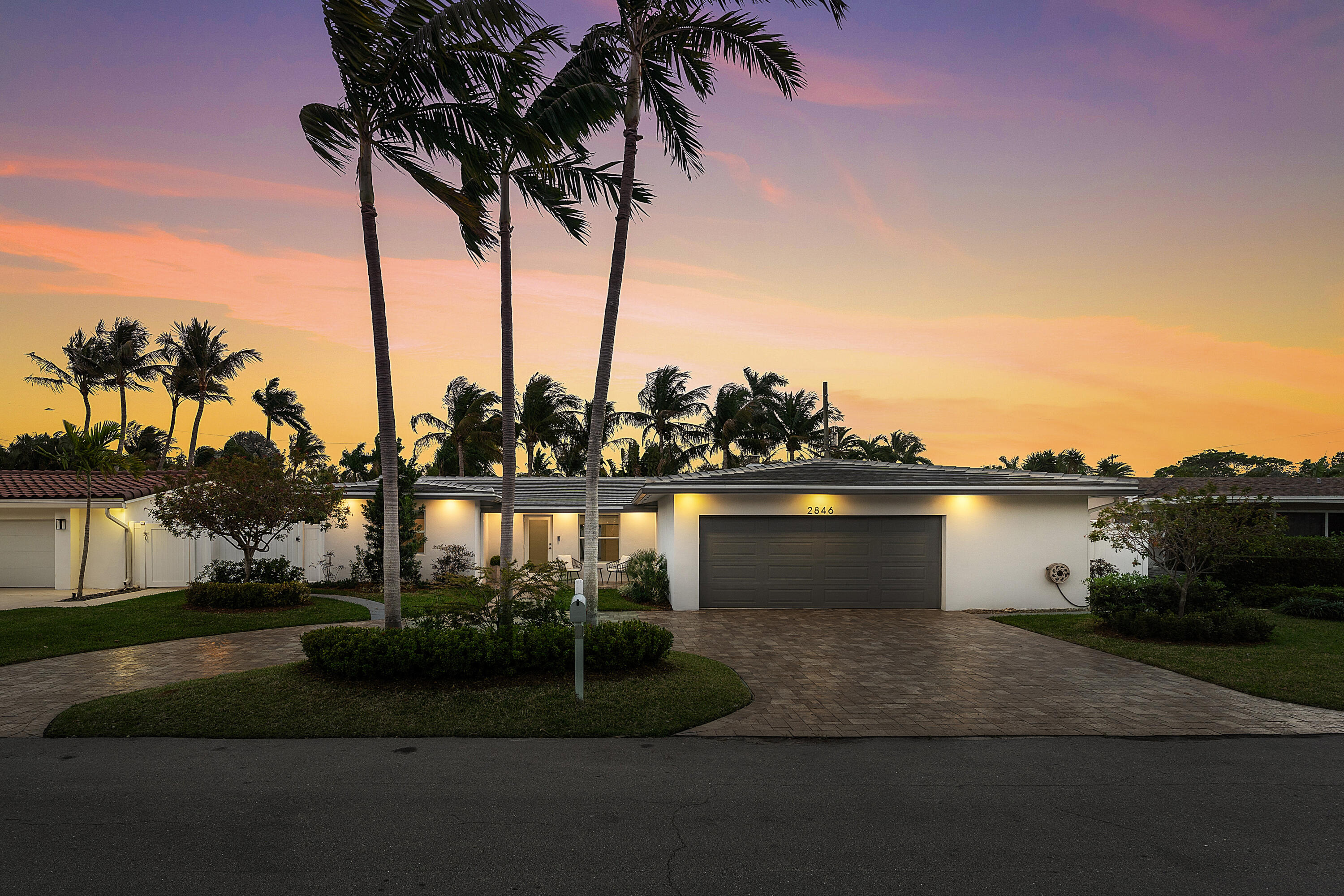 2846 Northeast 35th Court Lighthouse Point, FL 33064 - Photo 28 of 37 a view of lake