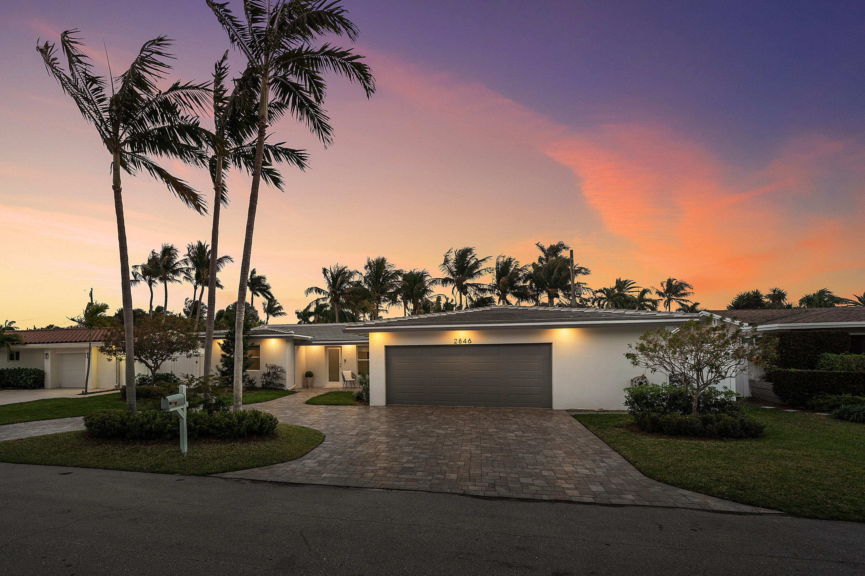 2846 Northeast 35th Court Lighthouse Point, FL 33064 - Photo 30 of 37 a view of a lake