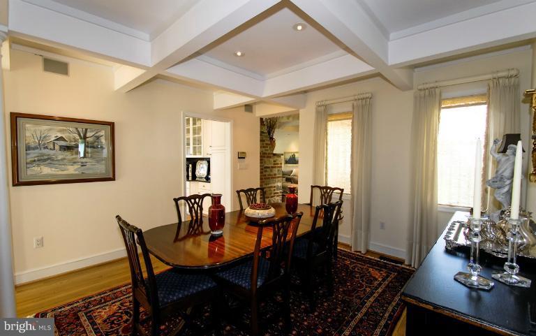2525 Carrollton Road Annapolis, MD 21403 - Photo 29 of 29 Dining Room with Coffered Ceilings