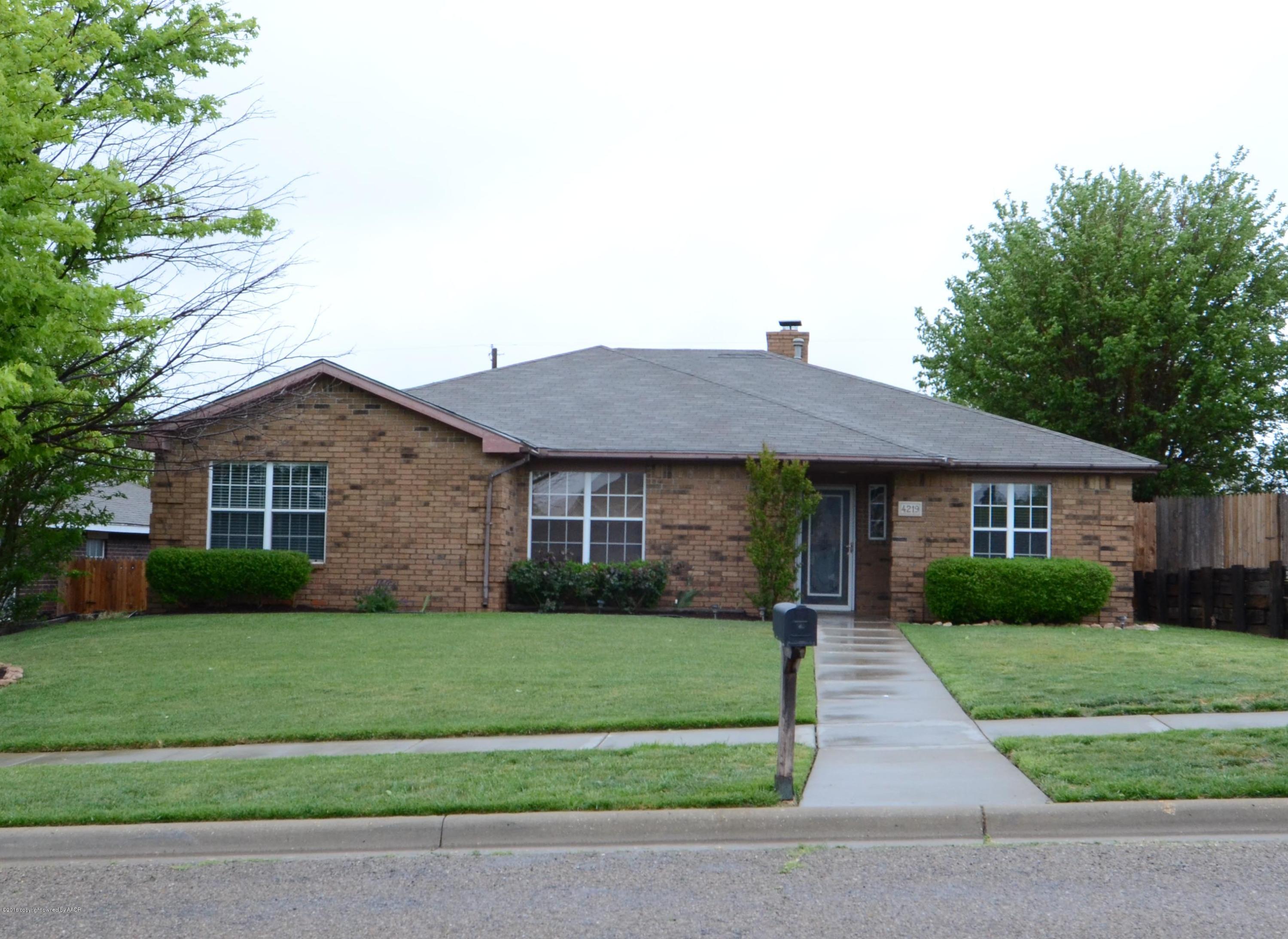 4219 Catalpa Lane Amarillo, TX 79110 - Photo 1 of 27 01 Front