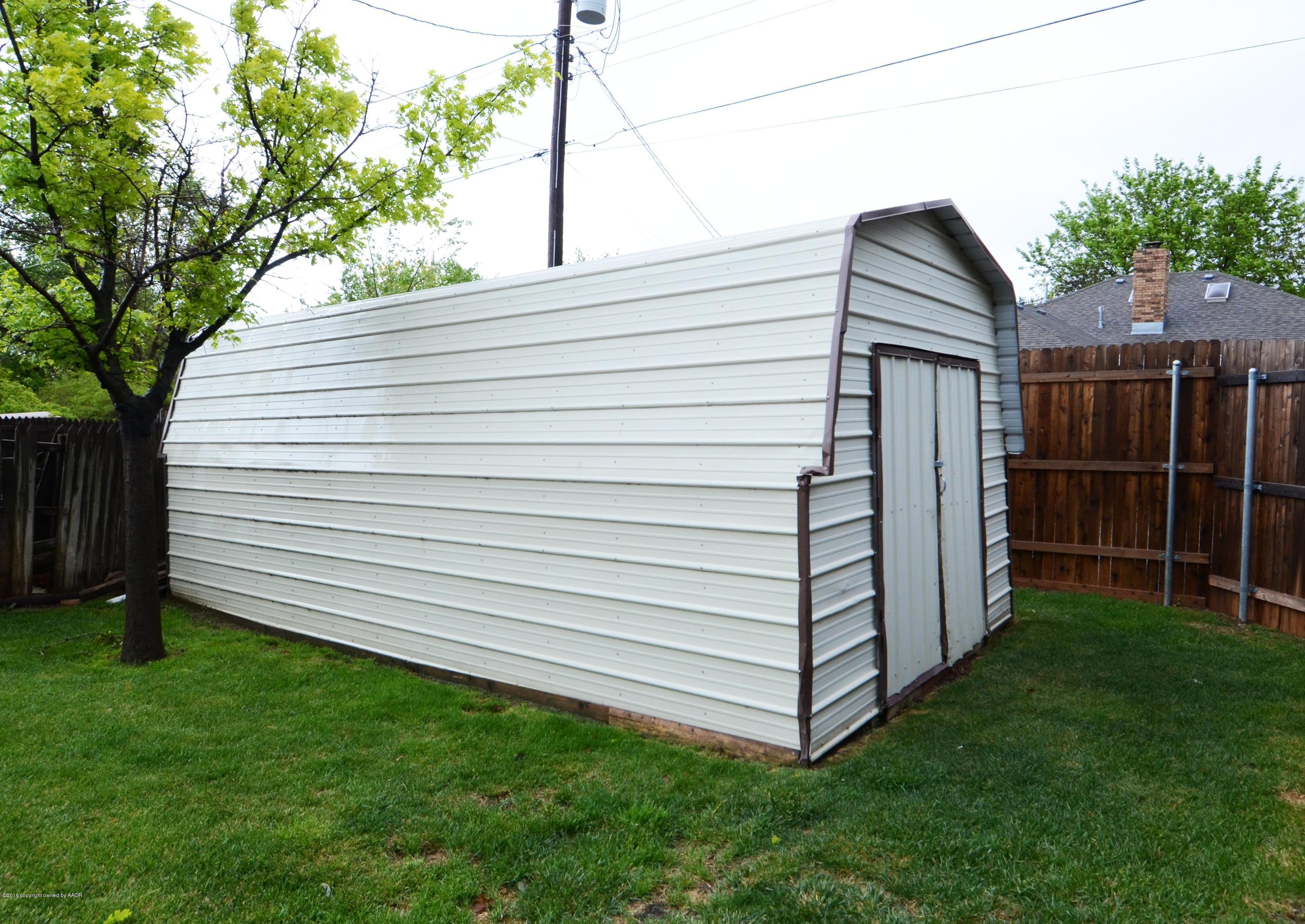 4219 Catalpa Lane Amarillo, TX 79110 - Photo 26 of 27 24 Storage Shed