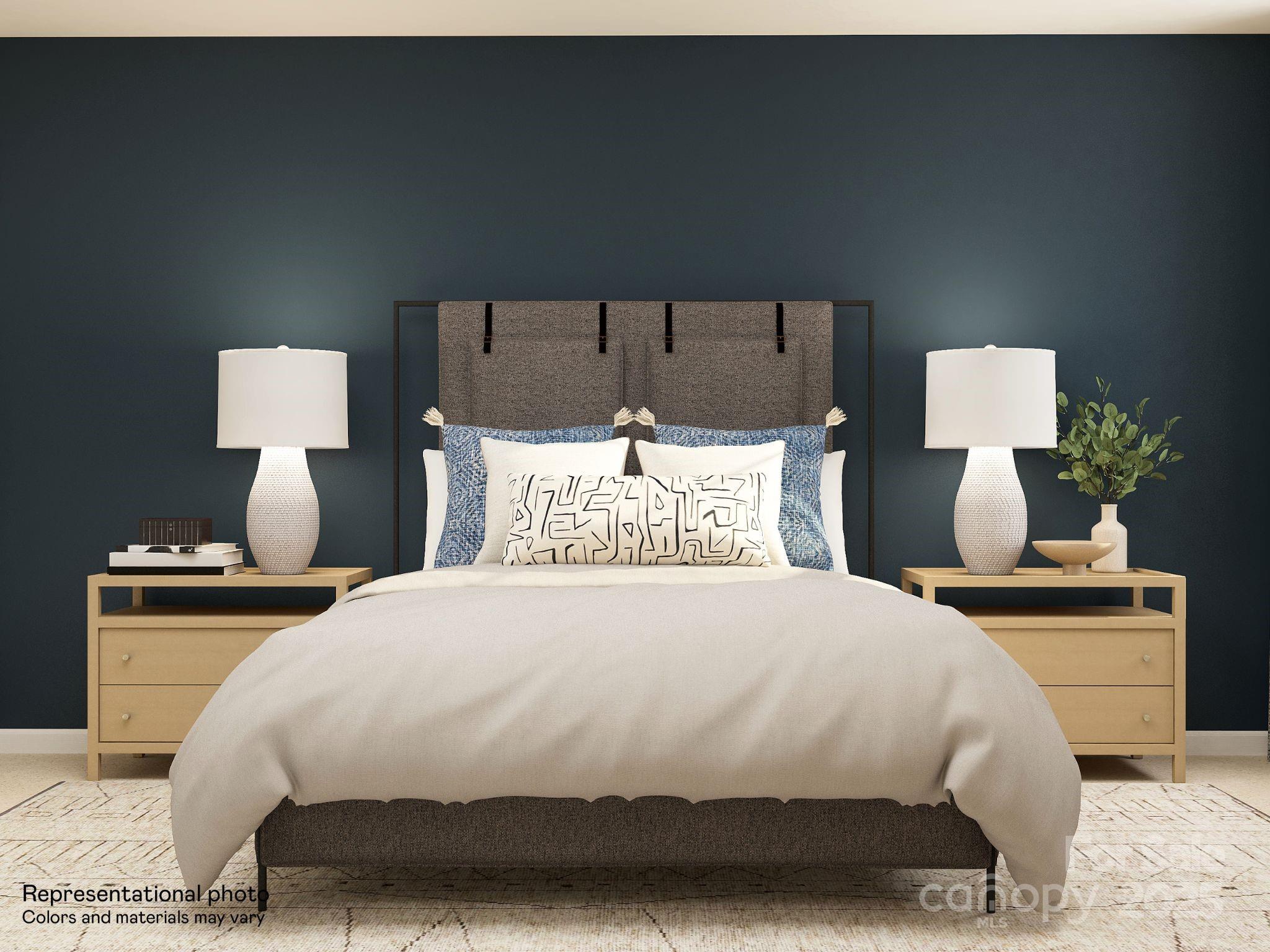 4262 Skyboat Circle Fort Mill, SC 29715 - Photo 22 of 44 a large bed sitting in a bedroom and lamp