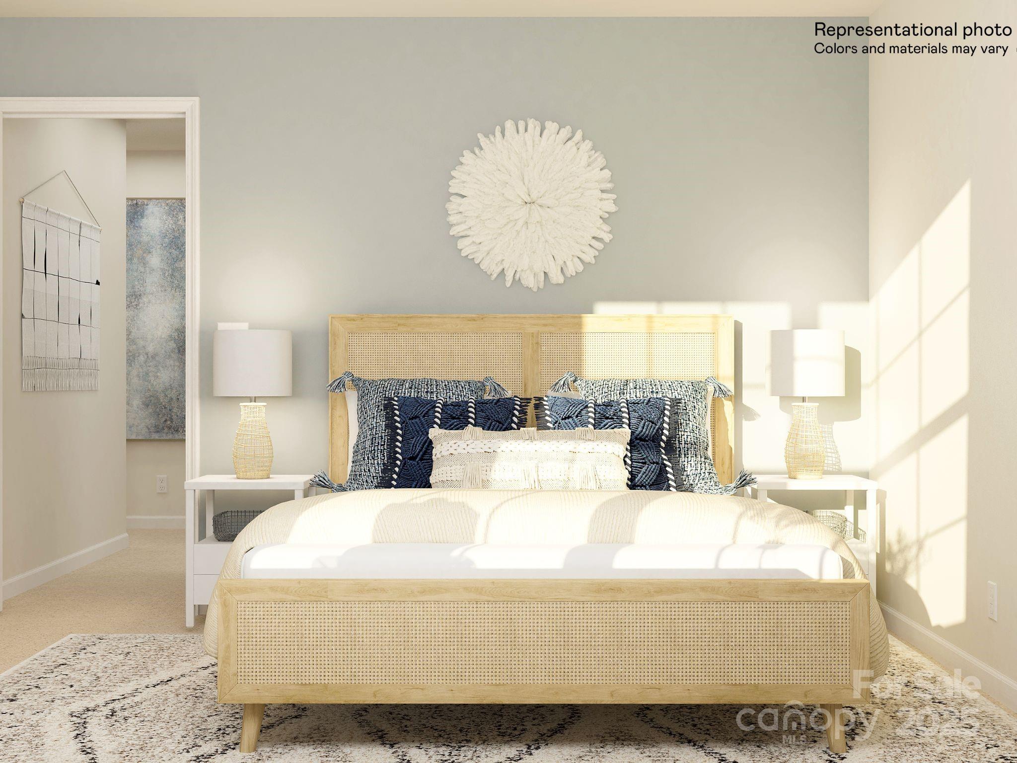 4262 Skyboat Circle Fort Mill, SC 29715 - Photo 29 of 44 a large white bed in a white room