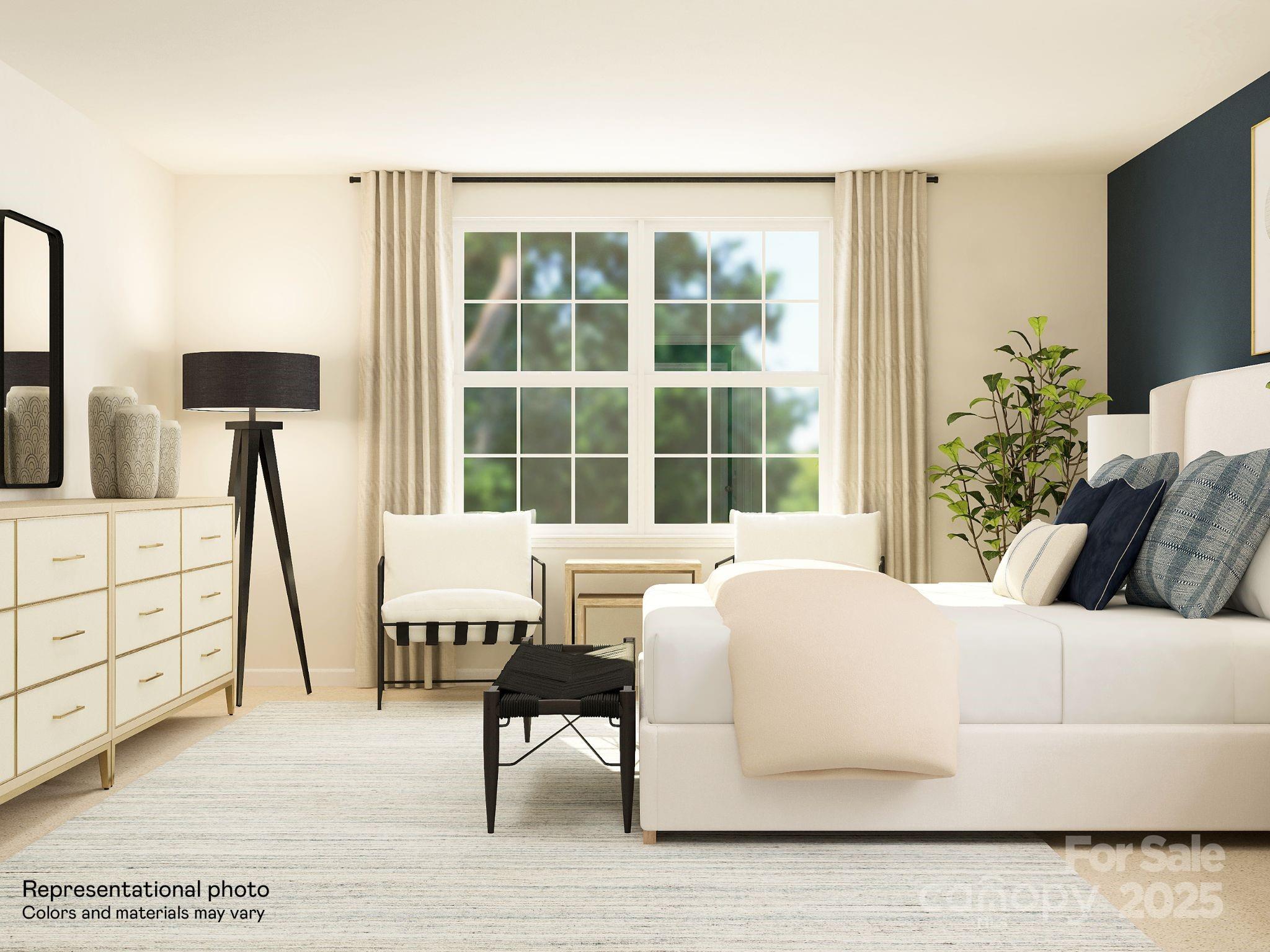 4262 Skyboat Circle Fort Mill, SC 29715 - Photo 32 of 44 a living room with a bed furniture and a window