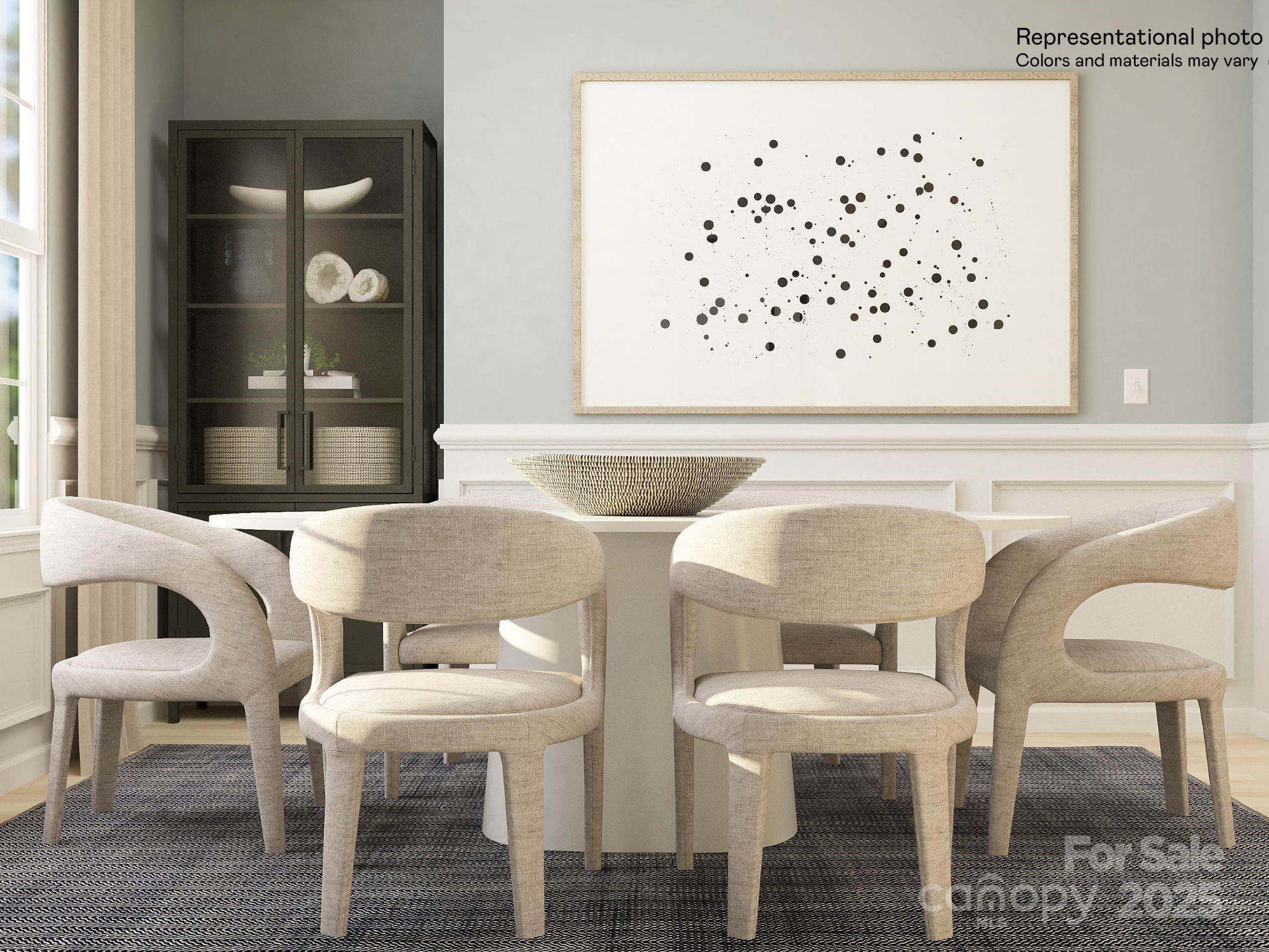 4262 Skyboat Circle Fort Mill, SC 29715 - Photo 5 of 44 a dining room with furniture and wooden floor