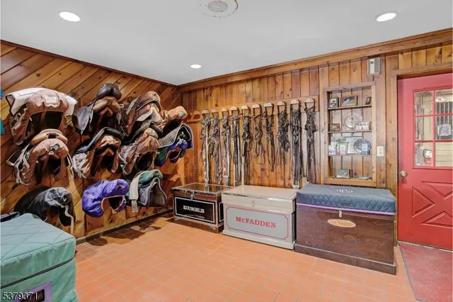 an entryway with an outdoor space