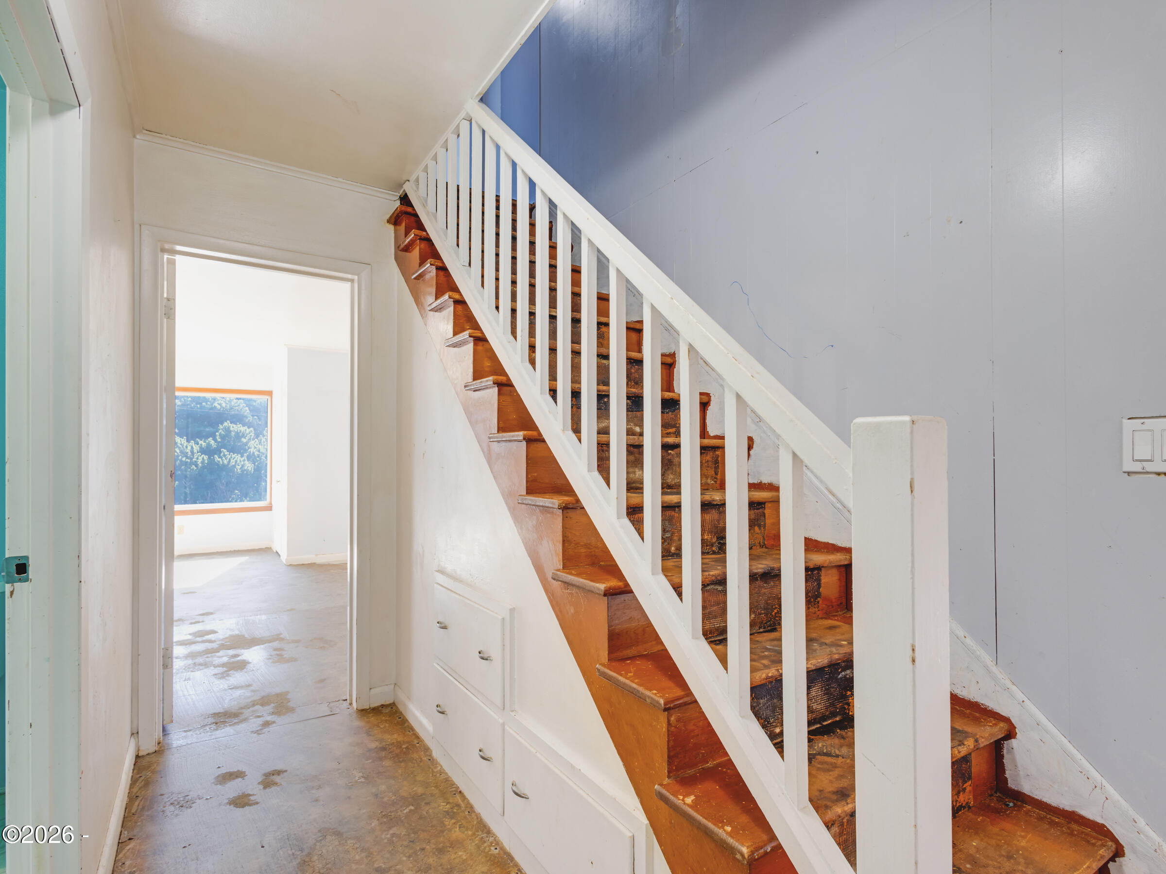 1208 Southwest Division Street Waldport, OR 97394 - Photo 31 of 45 Stairs To Upper Level